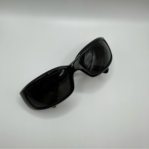 Versace 4044-B Sunglasses Black Silver Coin Medusa Swarovski - Picture 3 of 11